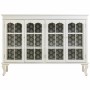 Buffet Alexandra House Living Blanc verre Bois d'épicéa Bois MDF 40 x 101 x 142 cm