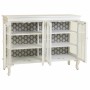 Buffet Alexandra House Living Blanc verre Bois d'épicéa Bois MDF 40 x 101 x 142 cm