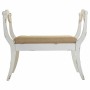 Banquette Alexandra House Living Blanc Éponge Bois d'épicéa Bois MDF 45 x 78 x 90 cm