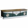 Buffet Alexandra House Living Bleu Blanc Fer Bois de manguier 50 x 50 x 183 cm