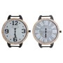 Horloge de table DKD Home Decor De poignet Noir Métal Verre (2 pcs) (65 x 7 x 74 cm)