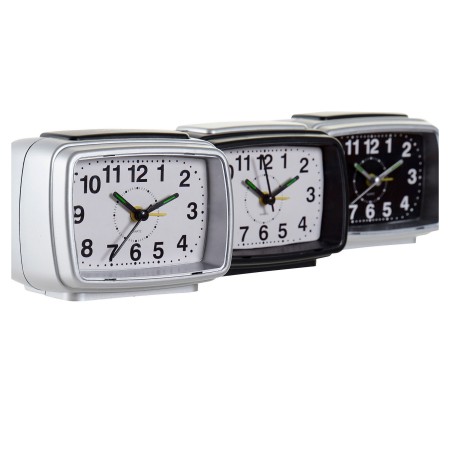 Horloge de table DKD Home Decor Vintage PVC (3 pcs) (11 x 7 x 8 cm)