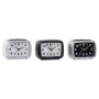 Horloge de table DKD Home Decor Vintage PVC (3 pcs) (11 x 7 x 8 cm)