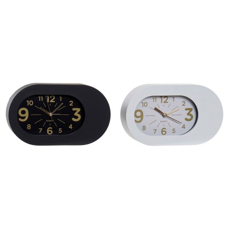Horloge de table DKD Home Decor Réveil PVC (2 pcs) (21 x 5 x 12.6 cm)