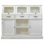 Aparador Alexandra House Living Blanco Vidrio Madera de mango 45 x 106 x 125 cm