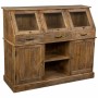 Buffet Alexandra House Living Marron verre Bois de manguier 45 x 106 x 129 cm