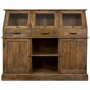 Buffet Alexandra House Living Marron verre Bois de manguier 45 x 106 x 129 cm