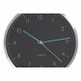 Horloge Murale DKD Home Decor Blanc Noir Aluminium Verre (2 pcs) (30 x 4.3 x 30 cm)