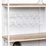 Bar porte-bouteilles Alexandra House Living Drive Blanc Rouge 40 x 135 x 178 cm