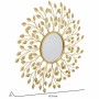 Miroir mural Alexandra House Living Or Métal Fer Miroir 2 x 79 x 79 cm