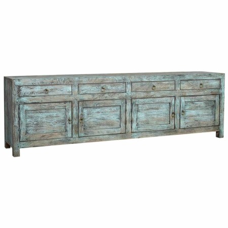 Buffet Alexandra House Living Noir Vert Bois de manguier 40 x 70 x 240 cm