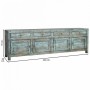 Buffet Alexandra House Living Noir Vert Bois de manguier 40 x 70 x 240 cm