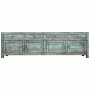 Buffet Alexandra House Living Noir Vert Bois de manguier 40 x 70 x 240 cm