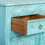 Buffet Alexandra House Living Bleu Bois de manguier 41 x 101 x 101 cm