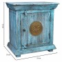 Table de Nuit Alexandra House Living Noir Gris 35 x 60 x 55 cm