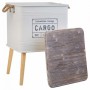 Table de Nuit Alexandra House Living Blanc 41 x 41 x 61 cm