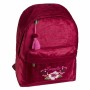 Cartable Coquette 16090090700 Fuchsia 32 x 42 x 17 cm Velours