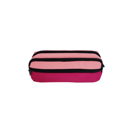 Trousse Fourre-Tout Triple DOHE 51513 Rose