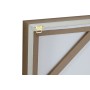 Cadre Home ESPRIT Marron Doré Abstrait Moderne 80 x 4 x 80 cm (2 Unités)