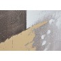 Cadre Home ESPRIT Marron Doré Abstrait Moderne 80 x 4 x 80 cm (2 Unités)