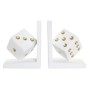 porte-livre DKD Home Decor Dés Résine (2 pcs) (12 x 10 x 15 cm)