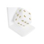 porte-livre DKD Home Decor Dés Résine (2 pcs) (12 x 10 x 15 cm)
