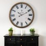 Horloge Murale Alexandra House Living Doré Métal 6 x 80 x 80 cm