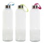 Bouteille en Verre DKD Home Decor Néoprène Acier inoxydable (600 ml) (3 pcs)