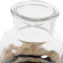 Pot en verre DKD Home Decor Transparent Rotin (300 ml) (7 x 7 x 14 cm)