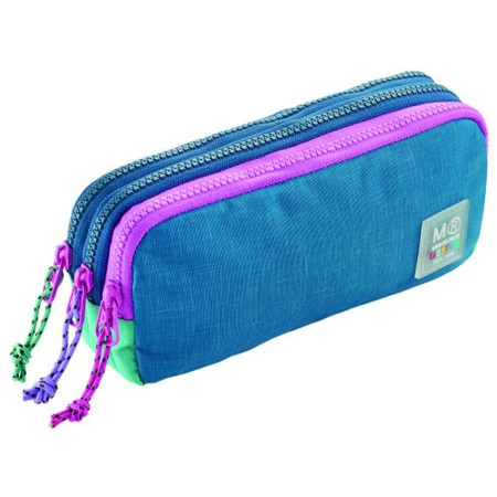 Trousse Fourre-Tout Triple Miquelrius Rider Violet Rectangulaire