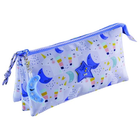 Trousse Fourre-Tout Triple Miquelrius MR19268 Licorne