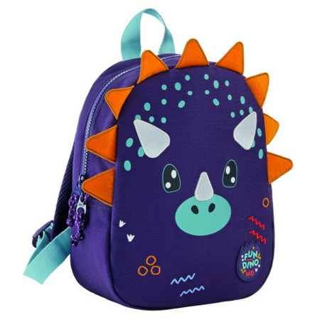 Mochila Escolar Miquelrius FUN DINO MR19246 Azul Dinosaurio