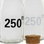 Bouteille en Verre DKD Home Decor Noir Liège (250 ml) (2 pcs)