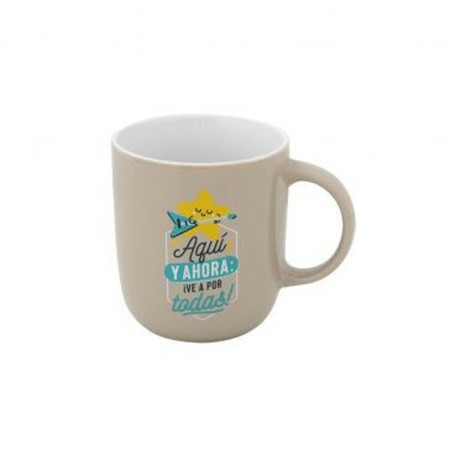 Tasse mug Mr. Wonderful AQUÍ Y AHORA: ¡VE A POR TODAS! Multicouleur Céramique 370 ml