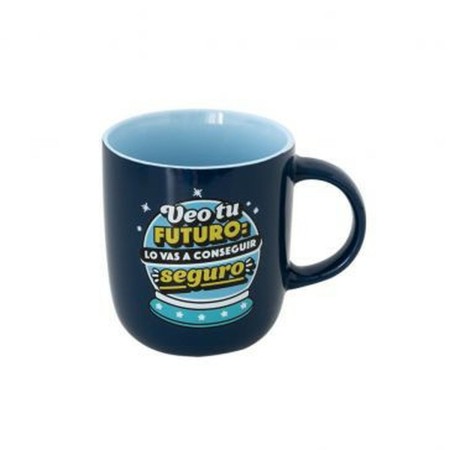 Tasse mug Mr. Wonderful VEO TU FUTURO LO VAS A CONSEGUIR SEGURO Multicouleur Céramique 370 ml