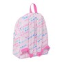 Mochila Escolar Barbie Logomania Rosa claro 33 x 42 x 15 cm