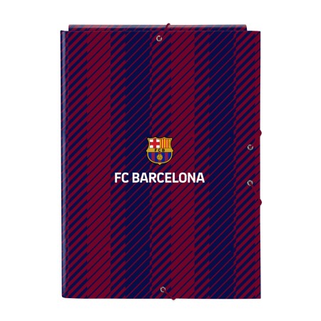 Carpeta Clasificadora F.C. Barcelona 24/25 Granate Azul marino A4 26 x 33.5 x 2.5 cm