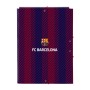 Carpeta Clasificadora F.C. Barcelona 24/25 Granate Azul marino A4 26 x 33.5 x 2.5 cm