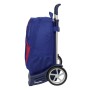 Mochila Escolar con Ruedas F.C. Barcelona 24/25 Granate Azul marino 32 x 44 x 16 cm