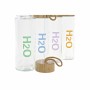 Bouteille en Verre DKD Home Decor Bleu Vert Orange Bambou (4 pcs) (580 ml)