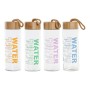 Bouteille en Verre DKD Home Decor Water Bambou (4 pcs) (580 ml)