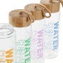 Bouteille en Verre DKD Home Decor Water Bambou (4 pcs) (580 ml)