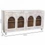 Buffet Alexandra House Living Crème Bois de manguier 43 x 204 x 101 cm