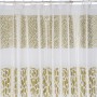 Rideau de Douche DKD Home Decor Doré Polyéthylène Blanc EVA (180 x 200 cm)