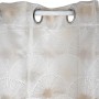 Rideau DKD Home Decor À anneaux Beige Polyester (140 x 140 x 270 cm)