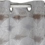 Rideau DKD Home Decor À anneaux Gris Polyester (140 x 140 x 270 cm)