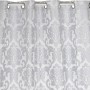Rideau DKD Home Decor À anneaux Gris Polyester (140 x 140 x 270 cm)