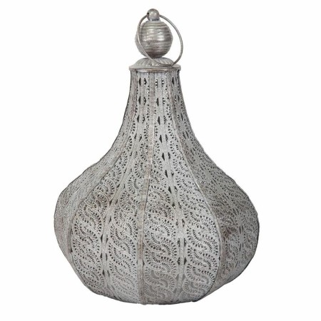 Bougeoir Alexandra House Living Argent Métal verre 31 x 44 x 31 cm