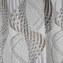 Rideau DKD Home Decor À anneaux Gris Polyester (140 x 140 x 270 cm)