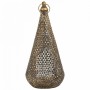 Portavelas Alexandra House Living Oro Vidrio Hierro 19 x 43 x 19 cm